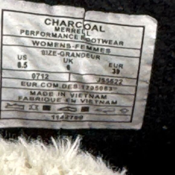 Merrell gray snowbound mid waterproof winter boots size 8.5 - Picture 6 of 15